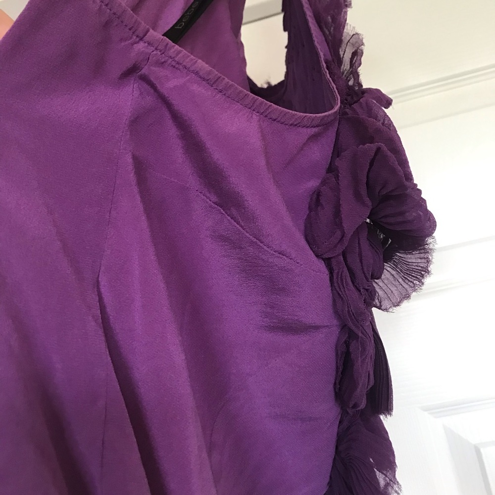 Used bebe Silk Sleeveless Blouse Size Medium - Picture 8 of 11